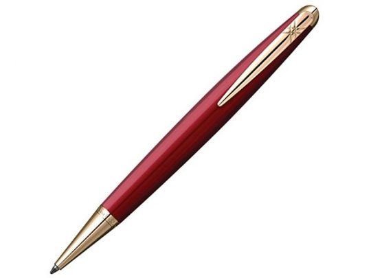 Ручка шариковая Pierre Cardin MAJESTIC с поворотным механизмом, красный/золотой, арт. 015613403