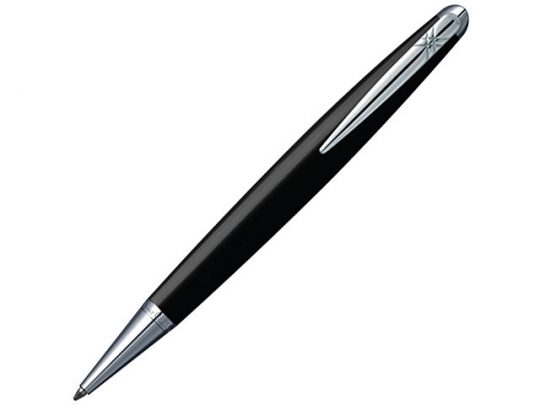 Ручка шариковая Pierre Cardin MAJESTIC с поворотным механизмом, черный/серебро, арт. 015613503