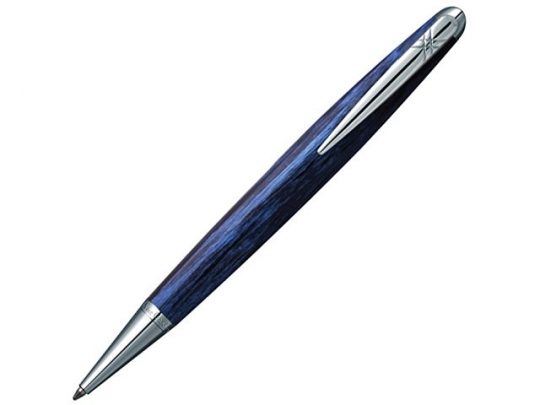 Ручка шариковая Pierre Cardin MAJESTIC с поворотным механизмом, синий/черный/серебро, арт. 015613303