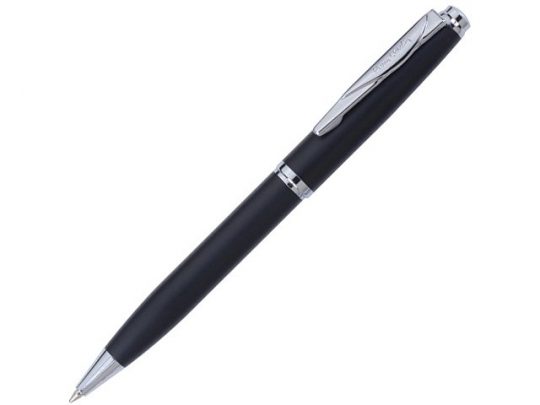 Ручка шариковая Pierre Cardin GAMME Classic с поворотным механизмом, черный матовый/серебро, арт. 015615203