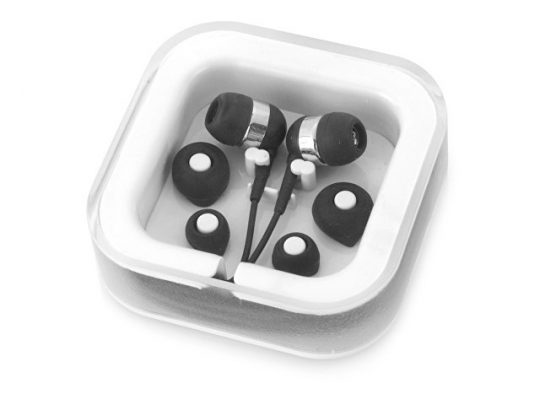 Подарочный набор Non-stop music с наушниками и зарядным устройством, черный, арт. 015631703