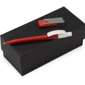 Подарочный набор Uma Memory с ручкой и флешкой, красный, арт. 015632403