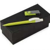 Подарочный набор Uma Memory с ручкой и флешкой, зеленое яблоко, арт. 015632803