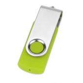 Подарочный набор Vision Pro Plus soft-touch с флешкой, ручкой и блокнотом А5, зеленый, арт. 015574403