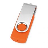 Подарочный набор Vision Pro Plus soft-touch с флешкой, ручкой и блокнотом А5, оранжевый, арт. 015574303