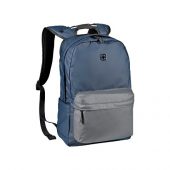 Рюкзак WENGER 18 л с отделением для ноутбука 14” и с водоотталкивающим покрытием, синий/серый, арт. 015608403