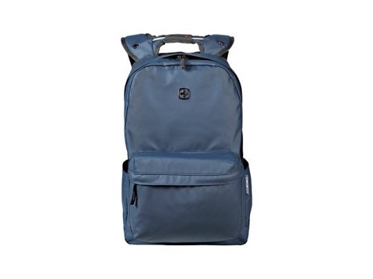 Рюкзак WENGER 18 л с отделением для ноутбука 14” и с водоотталкивающим покрытием, синий/серый, арт. 015608603
