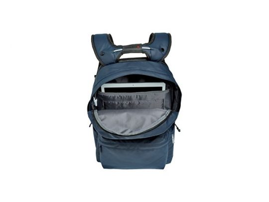 Рюкзак WENGER 18 л с отделением для ноутбука 14” и с водоотталкивающим покрытием, синий/серый, арт. 015608603
