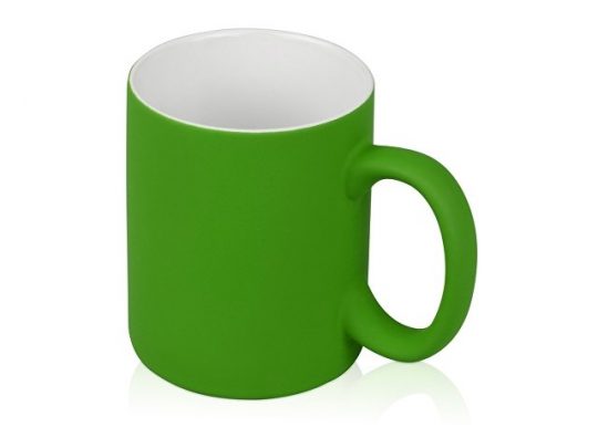 Кружка с покрытием soft-touch «Barrel of a Gum», зеленое яблоко, арт. 015620503