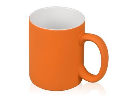 Кружка с покрытием soft-touch «Barrel of a Gum», оранжевый, арт. 015620603