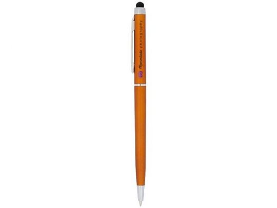 Ручка пластиковая шариковая «Valeria», оранжевый, арт. 015674003