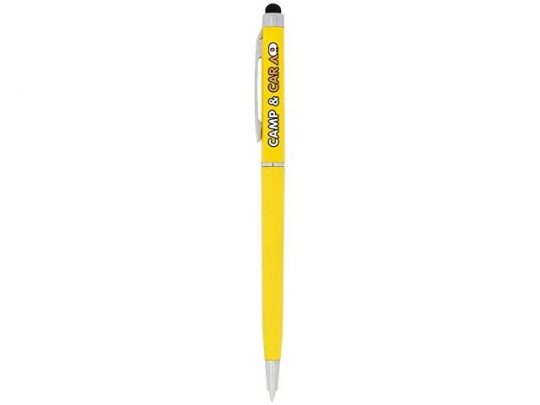 Ручка пластиковая шариковая «Valeria», желтый, арт. 015673403
