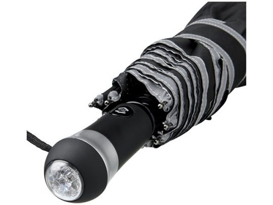 Автоматический зонт 27″ со светодиодами, черный, арт. 015674503