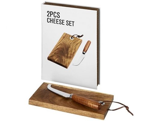 Подарочный набор для сыра Nantes из 2 предметов, дерево, арт. 015675203