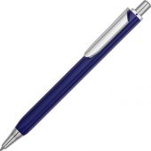 Ручка металлическая шариковая трехгранная «Riddle», синий/серебристый, арт. 015663003