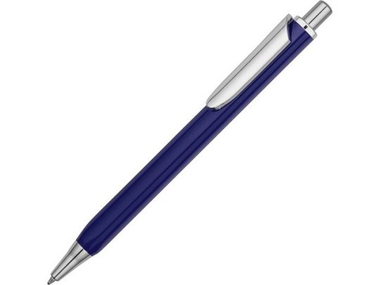 Ручка металлическая шариковая трехгранная «Riddle», синий/серебристый, арт. 015663003