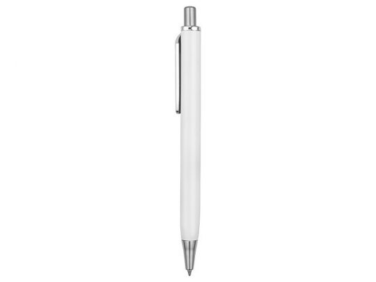 Ручка металлическая шариковая трехгранная «Riddle», белый/серебристый, арт. 015663603
