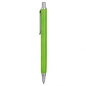 Ручка металлическая шариковая трехгранная «Riddle», зеленое яблоко/серебристый, арт. 015663303