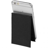 Кошелек-подставка для телефона RFID премиум-класса, черный, арт. 015670203