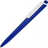 Ручка пластиковая трехгранная шариковая «Lateen», синий/белый, арт. 015664303