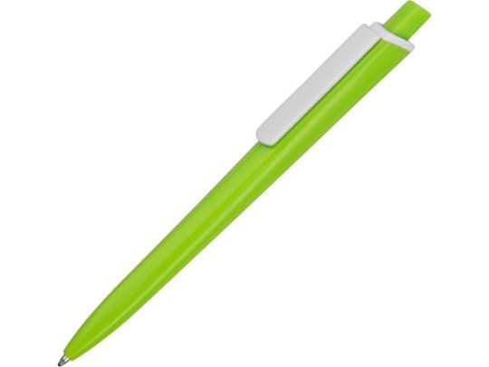 Ручка пластиковая трехгранная шариковая «Lateen», зеленое яблоко/белый, арт. 015664703