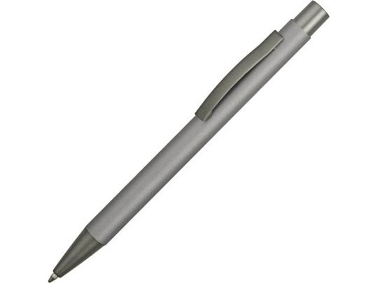 Ручка металлическая soft touch шариковая «Tender» с зеркальным слоем, серебристый/серый, арт. 015663903