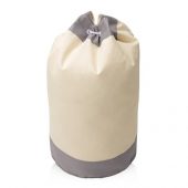 Рюкзак-мешок «Indiana» хлопковый, 180гр, натуральный/серый, арт. 015678403