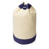 Рюкзак-мешок «Indiana» хлопковый, 180гр, натуральны/синий, арт. 015678203