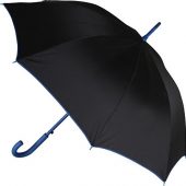 Зонт-трость полуавтоматический, синий, арт. 015699603