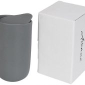 Керамический стакан Mysa с двойными стенками объемом 400 мл, серый, арт. 015701803