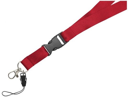 Шнурок Sagan с отстегивающейся пряжкой, держатель для телефона, красный, арт. 015749803