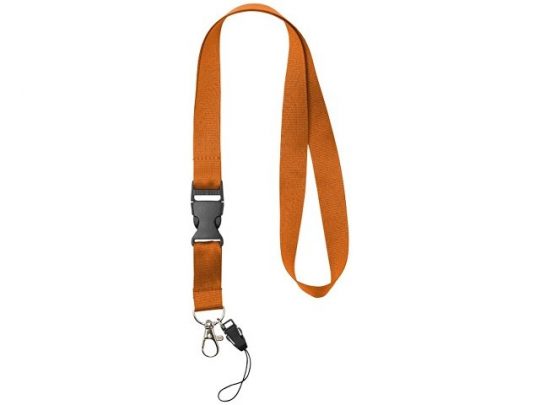 Шнурок Sagan с отстегивающейся пряжкой, держатель для телефона, оранжевый, арт. 015750603