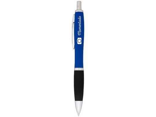 Прорезиненная шариковая ручка Nash, ярко-синий, арт. 015719103