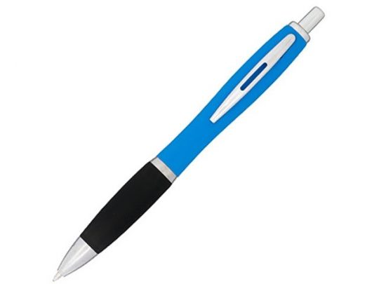Прорезиненная шариковая ручка Nash, морская волна, арт. 015719603