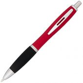 Прорезиненная шариковая ручка Nash, красный, арт. 015720003