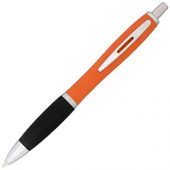 Прорезиненная шариковая ручка Nash, оранжевый, арт. 015719503
