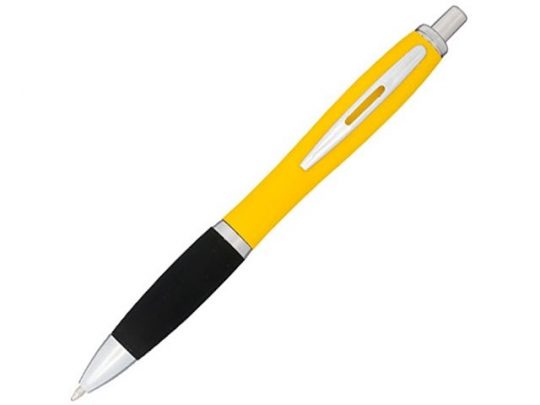 Прорезиненная шариковая ручка Nash, желтый, арт. 015719803
