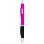 Прорезиненная шариковая ручка Nash, розовый, арт. 015719203