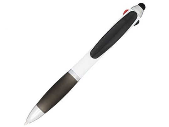 Шариковая ручка Nash 4 в 1, белый/черный, арт. 015721103
