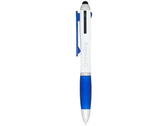 Шариковая ручка Nash 4 в 1, белый/синий, арт. 015721403