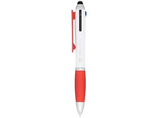 Шариковая ручка Nash 4 в 1, белый/красный, арт. 015721303