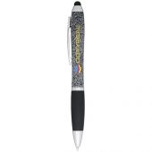 Крапчатая шариковая ручка Nash со стилусом, черный, арт. 015722503