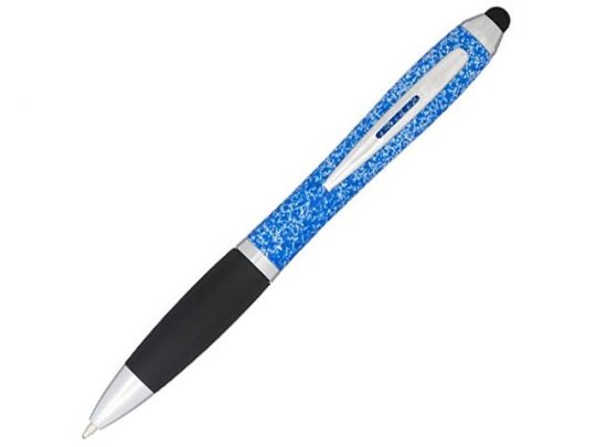 Крапчатая шариковая ручка Nash со стилусом, синий, арт. 015722703
