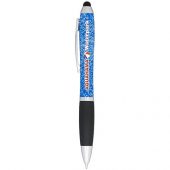 Крапчатая шариковая ручка Nash со стилусом, синий, арт. 015722703