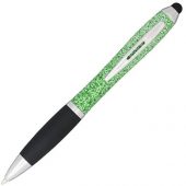 Крапчатая шариковая ручка Nash со стилусом, зеленый, арт. 015722803