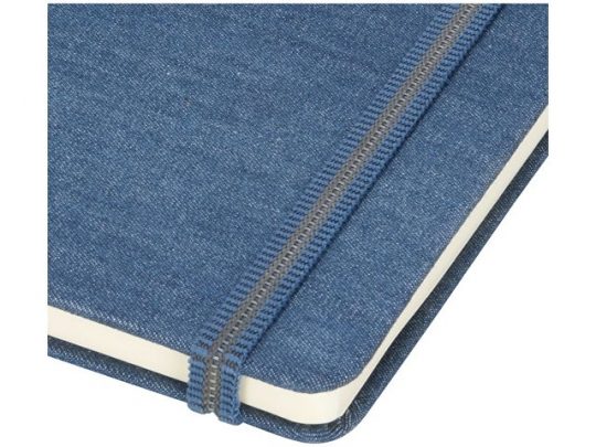 Блокнот Jeans формата A5 из ткани, светло-синий, арт. 015752203