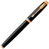 Ручка-роллер Parker (Паркер) IM Core Black GT, черный/золотистый, арт. 015753103