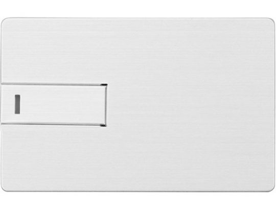 Флеш-карта USB 2.0 16 Gb в виде металлической карты Card Metal, серебристый (16Gb), арт. 016332803