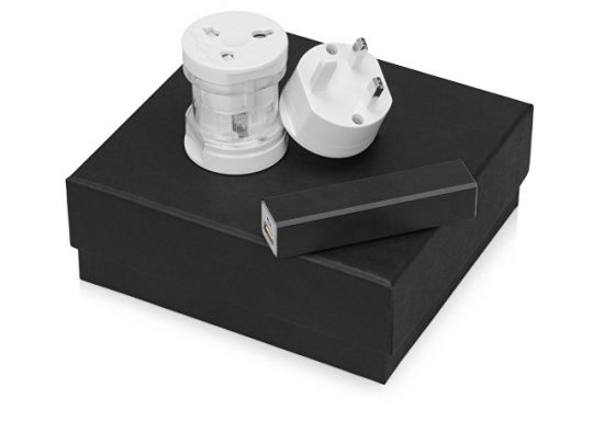 Подарочный набор Charge с адаптером и зарядным устройством, черный, арт. 016348403