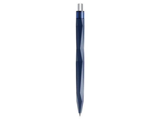Ручка шариковая QS 20 PRT Z софт-тач, синий/серебристый, арт. 015753003